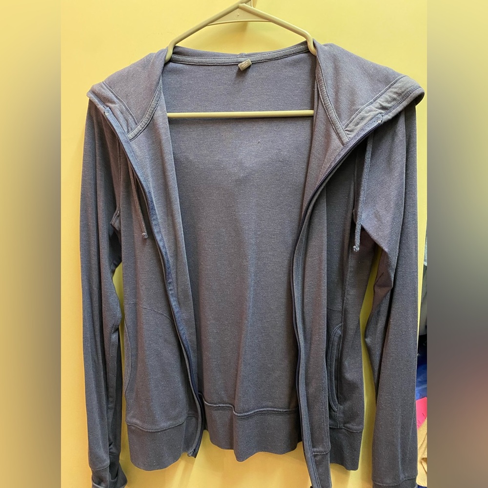 Blue uniqlo hoodie/ jacket